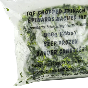 IQF Chopped Spinach