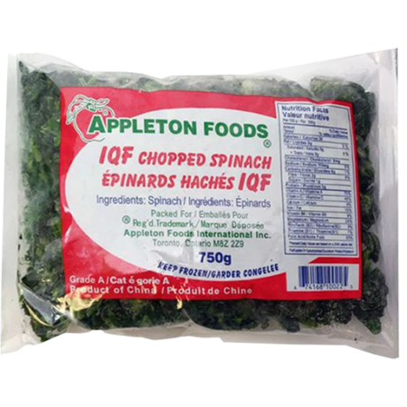 Appleton Foods Chopped Spinach