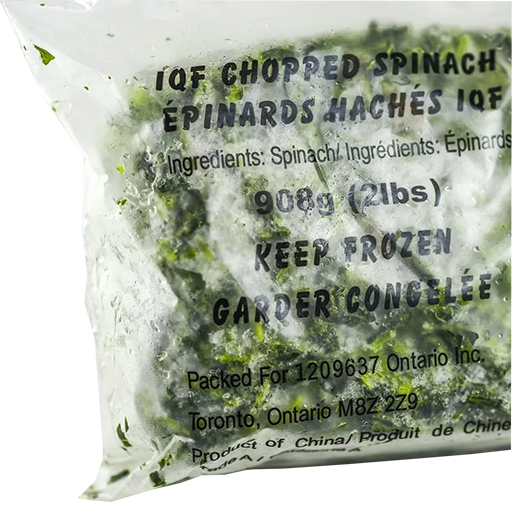 IQF Chopped Spinach